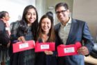 Medical students open envelopes and glimpse their futures